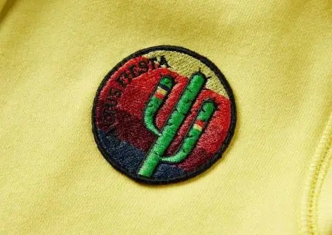 Hanorac cu glugă pentru copii cu fermoar, galben deschis, 140 - 4/5