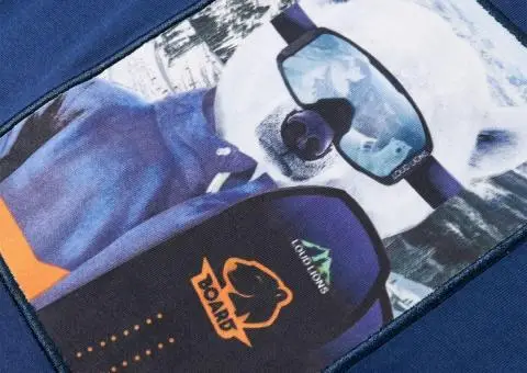 Tricou pentru copii cu mâneci lungi, bleumarin, 140 - 4/5