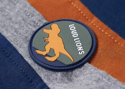 Tricou pentru copii cu mâneci lungi, bleumarin, 116 - 4/5