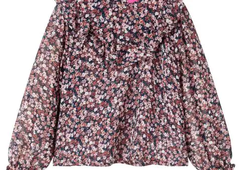 Cămașă de copii cu mâneci lungi, roz închis, 104 - 1/5