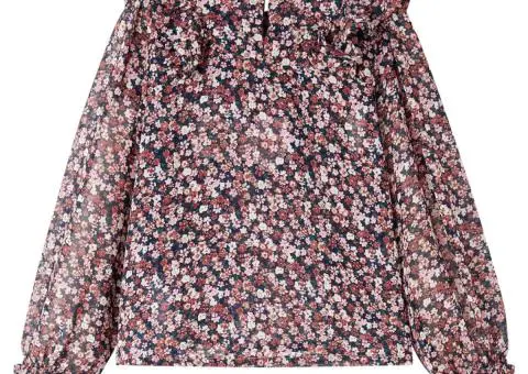 Cămașă de copii cu mâneci lungi, roz închis, 104 - 2/5