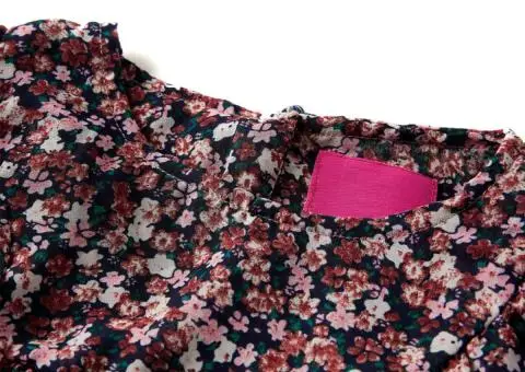 Cămașă de copii cu mâneci lungi, roz închis, 104 - 3/5