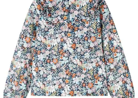 Cămașă de copii cu mâneci lungi, albastru închis, 116 - 2/5