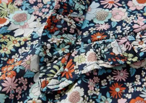 Cămașă de copii cu mâneci lungi, albastru închis, 116 - 4/5