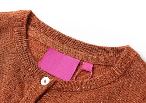 Cardigan tricotat pentru copii, coniac, 116 - 3/5