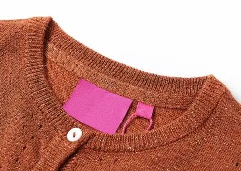 Cardigan tricotat pentru copii, coniac, 92 - 3/5