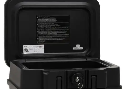 Seif negru 38x32,5x16,5 cm - 2/5