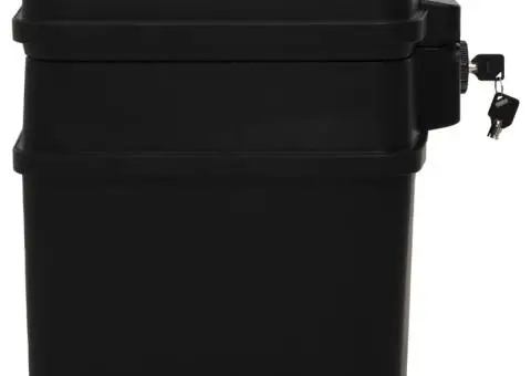 Seif, negru, 44x37x34 cm - 5/5