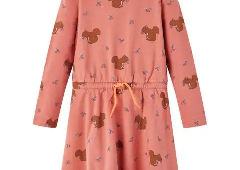 Rochie pentru copii, roze antichizat, 128 - 1/5