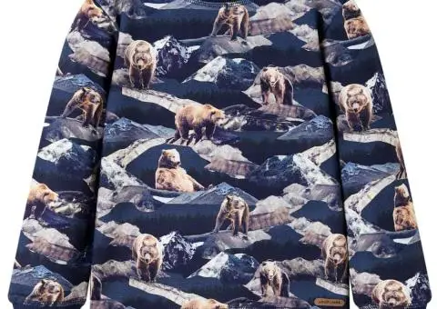 Hanorac pentru copii, bleumarin, 140 - 1/5