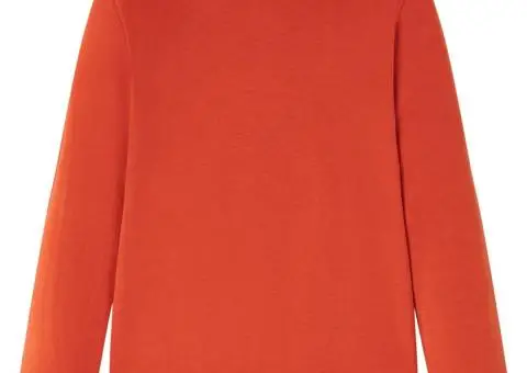 Tricou de copii mâneci lungi, portocaliu, 92 - 2/5