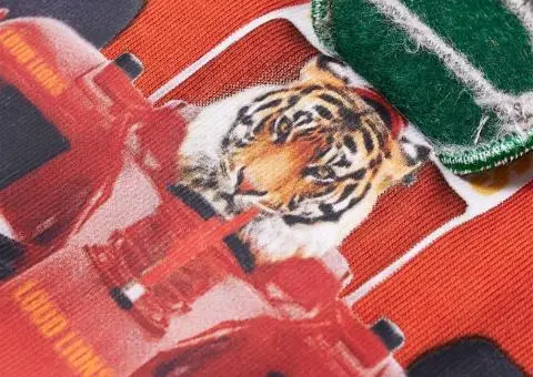 Tricou de copii mâneci lungi, portocaliu, 92 - 5/5