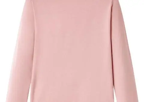 Tricou de copii cu mâneci lungi, roz deschis, 128 - 2/5