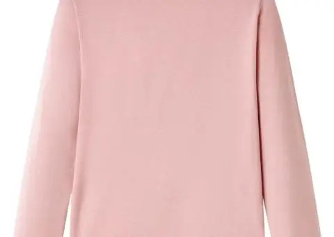 Tricou de copii cu mâneci lungi, roz deschis, 104 - 2/5