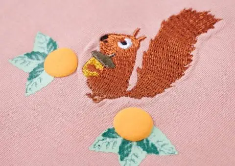 Tricou de copii cu mâneci lungi, roz deschis, 104 - 4/5