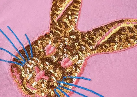 Tricou pentru copii cu mâneci lungi, roz ars, 116 - 4/5