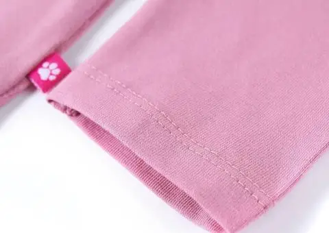 Tricou pentru copii cu mâneci lungi, roz ars, 116 - 5/5