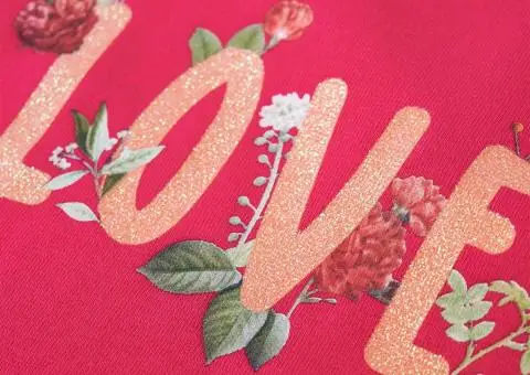 Tricou pentru copii cu mâneci lungi, roz aprins, 128 - 4/5