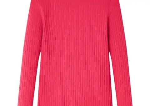 Tricou pentru copii cu mâneci lungi, roz aprins, 104 - 1/5