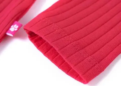 Tricou pentru copii cu mâneci lungi, roz aprins, 104 - 5/5