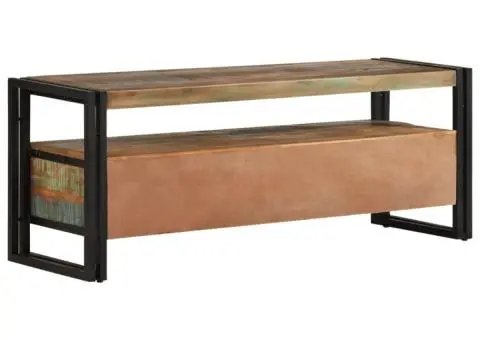 Comodă TV din lemn reciclat de esență tare - 4/5