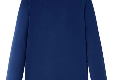 Tricou pentru copii cu mâneci lungi, bleumarin 128 - 2/5