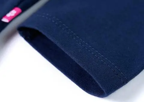 Tricou pentru copii cu mâneci lungi, bleumarin 128 - 5/5