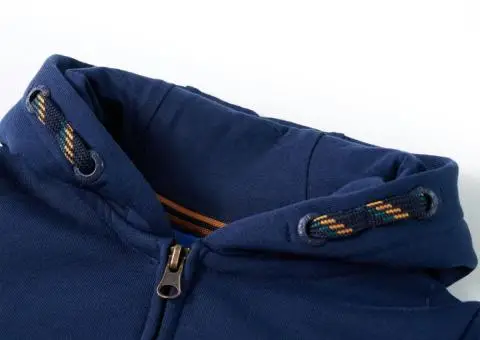 Hanorac cu glugă pentru copii, cu fermoar, 104 - 3/5