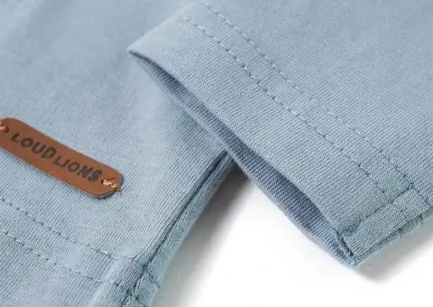 Tricou copii mâneci lungi,, albastru deschis, 128 - 5/5