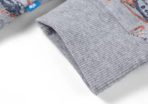 Bluzon pentru copii, gri melanj, 104 - 4/5