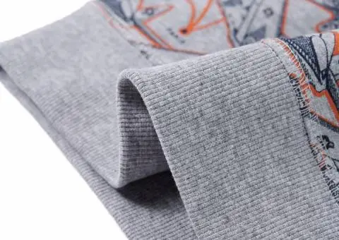 Bluzon pentru copii, gri melanj, 104 - 5/5