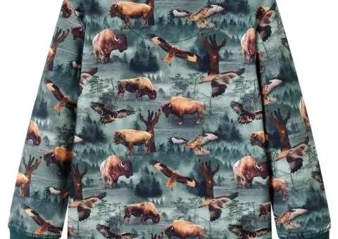 Bluzon pentru copii, verde închis, 104 - 2/5