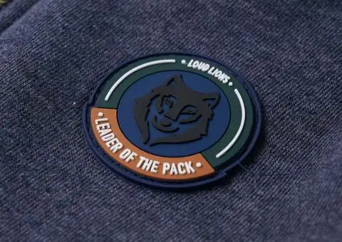 Hanorac pentru copii cu glugă și fermoar, albastru închis melanj, 92 - 4/5