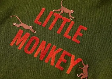 Tricou de copii cu mâneci lungi kaki închis 140 - 4/5