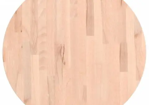 Blat de masă rotund, Ø60x2,5 cm, lemn masiv de fag - 2/5