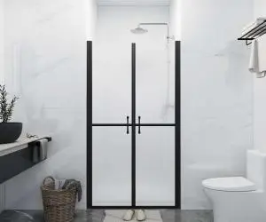 vidaXL Ușă cabină de duș, mată, (93-96)x190 cm, ESG