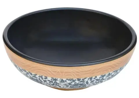 Lavoar de blat, multicolor, rotund, Φ41x14 cm, ceramică - 3/5