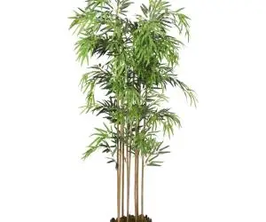 vidaXL Arbore din bambus artificial 1095 de frunze 150 cm verde