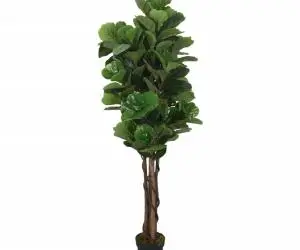 vidaXL Smochin artificial cu frunze 180 de frunze 150 cm verde