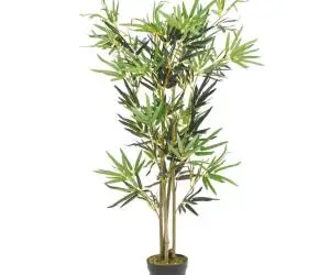 vidaXL Arbore din bambus artificial 552 de frunze 120 cm verde