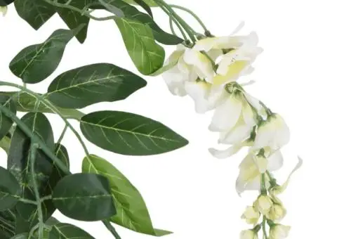 Arbore artificial wisteria 840 frunze 120 cm verde și alb - 3/5