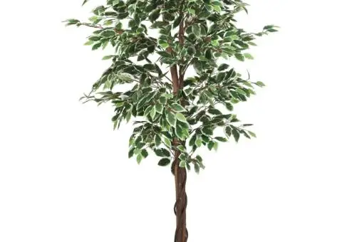 Arbore ficus artificial 630 de frunze 120 cm verde - 2/5