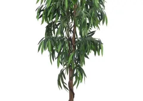 Arbore de mango artificial 300 de frunze 80 cm verde - 2/5