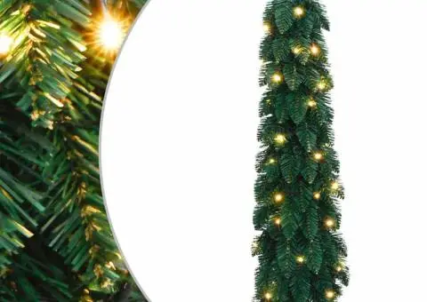 Brad de Crăciun artificial pre-iluminat cu 30 LED-uri, 60 cm - 1/5