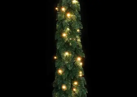 Brad de Crăciun artificial pre-iluminat cu 30 LED-uri, 60 cm - 2/5