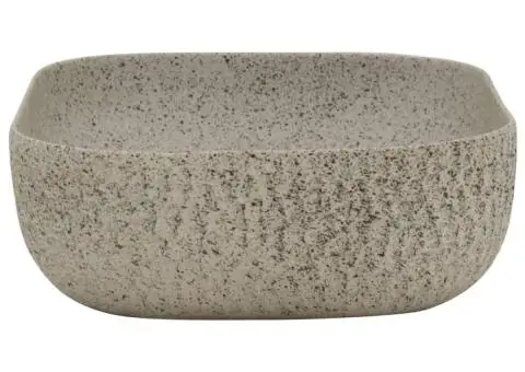 Lavoar de blat gri 48x37,5x13,5 cm, ceramică, dreptunghi - 5/5