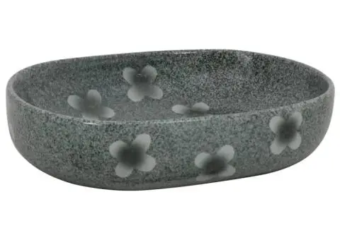 Lavoar de blat, albastru, 59x40x14 cm, ceramică, oval - 2/5