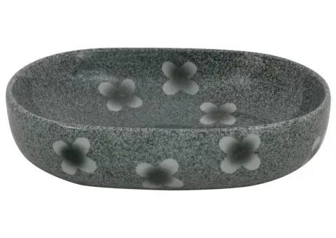 Lavoar de blat, albastru, 59x40x14 cm, ceramică, oval - 4/5