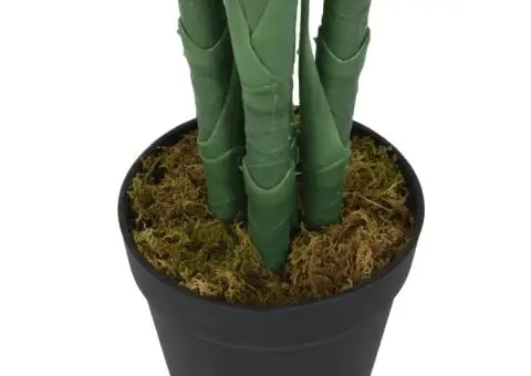 Palmier artificial 28 frunze 120 cm verde - 4/5