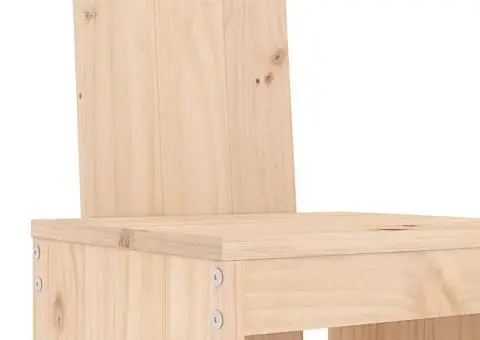 Set mobilier de bar pentru grădină, 5 piese, lemn masiv de pin - 5/5